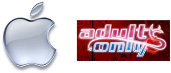 右为澳讯(Foxtel)成人频道的“儿童不宜”(Adults Only)标识