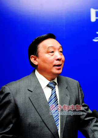 国务院新闻办主任王晨。南都记者 孙涛 摄