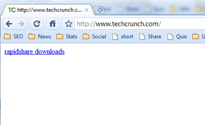 Techcrunch被黑截图