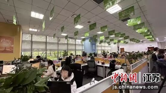 宿迁已成为全国最大的商务呼叫中心。刘林 摄