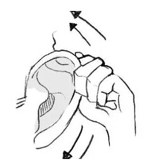 行业动态                  先按压外耳道开口边的凹陷处,此部位有心