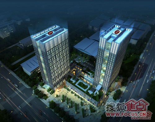 高鑫国际广场鸟瞰图