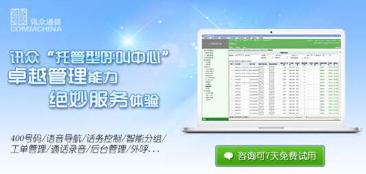 电商企业提供客户服务必须拥有响亮的企业客服热线;客服热线和客服座席必须方便自主管理。因此，电子商务类网站企业都非常依赖托管型呼叫中心，托管型呼叫中心可以为企业提供快速且自主管理的呼叫中心座席软件而无需硬件成本。这也是为什么很多电商网站选择讯众通信托管呼叫中心的原因。