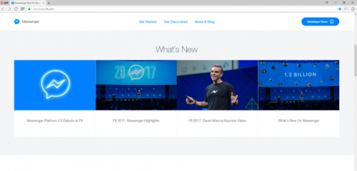 Facebook可能希望旗下通讯软体Messenger,能够成为使用者与企业沟通桥梁。